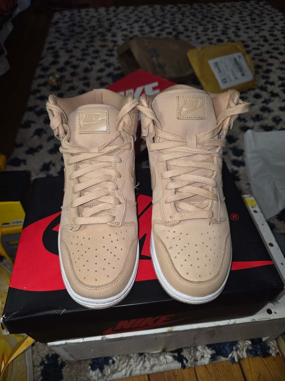Nike Dunk High Premium Vachetta Tan Size 8.5 DX2044-201